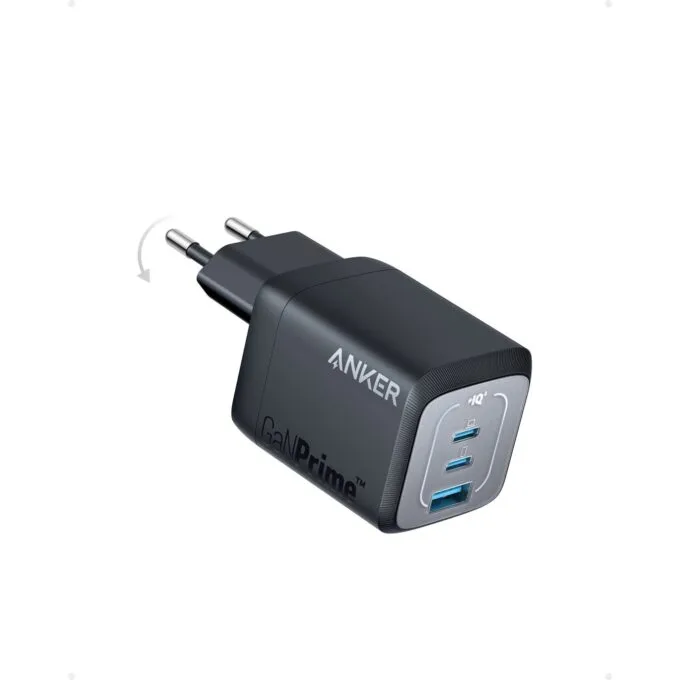Anker 735 Prime Charger 67W 1 x USB-A 2 x USB-C black — image 3