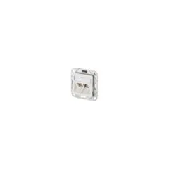 Anschlussdose C6Amodul 2 Port 270 UPk reinweiss