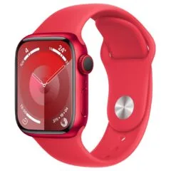 Apple Watch S9 Aluminium Cellular 41mm Rot (Sportarmband rot) M L NEW