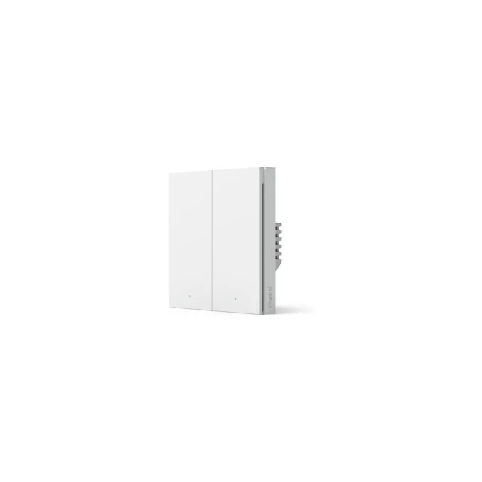 Aqara Smart Wall Switch H1 (No Neutral. Double Rocker) weiß — image 2