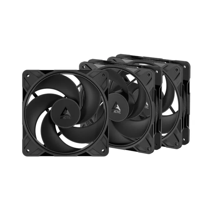 ARCTIC P12 Pro REVERSE - 3 Pack - 120mm Reverse Blade Case Fan - 3000 RPM PWM — image 1