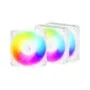 ARCTIC P12 Pro REVERSE A-RGB (White) - 3 Pack - 120mm Reverse Blade Case Fan