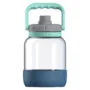Asobu - The Barkley Dog Bowl - Tritanflasche 1.5 Liter mit Hundenapf blau