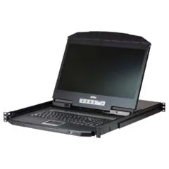 ATEN CL3108NX KVM-Switch. 18.5Zoll TFT. VGA. PS 2-USB. 8 Port. CH-Layout