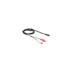 Audio Klinke 3.5mm- to 2xCinch 5m