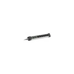BACHMANN CONNECTUS 6xCEE7 3, 1xSchalter 2,0m CEE7 7 Grau