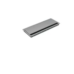 BACHMANN Einbaurahmen CONI 4-fach silber RAL 9006