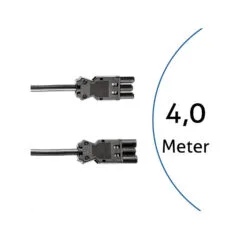 BACHMANN Gerteverlngerung GST18-3 Stecker Kupplung schwarz 4m