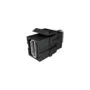 BACHMANN HDMI Keystone Buchse Buchseschwarz - 1 x HDMI 2.0