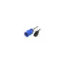 BACHMANN Kabel Stecker IEC60309-Blau - Kupplung C19 3m 16A schwarz 3m