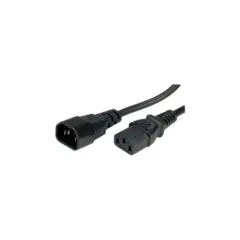 BACHMANN Kaltgerte-Kabel 2.5m schwarz IEC320 C13-C14 2.5m