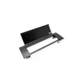 BACHMANN POWER FRAME COVER schwarz ALU 4-fach RAL9005