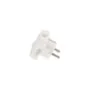 BACHMANN Schutzkontaktstecker weiss flache AusfUhrung montierbar