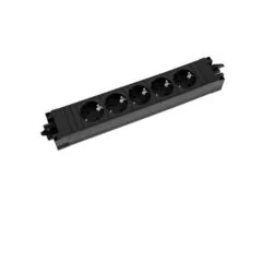 BACHMANN STEP BASE 5x Schutzkontakt schwarz