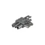 BACHMANN Verteilerblock WIELAND GST18 1xIn 2xOut flach schwarz