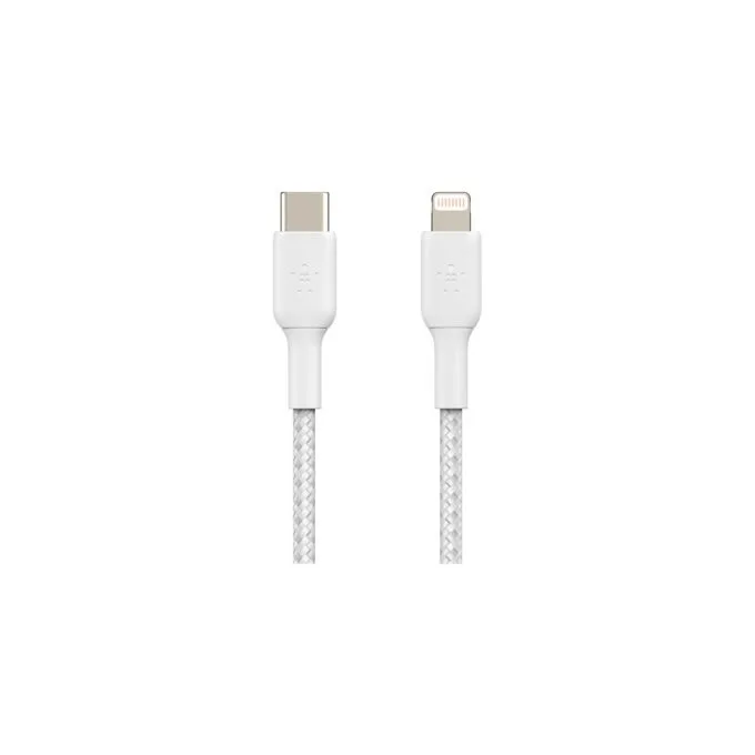 Belkin BoostCharge - Lightning-Kabel - 24 pin USB-C männlich zu Lightning männlich - 2 m - weiß - USB-Stromversorgung... — image 4
