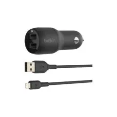 Belkin Dual USB-A Kfz-Ladegerät incl. Lightning Kabel 1m 24W b