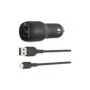 Belkin Dual USB-A Kfz-Ladegerät incl. Lightning Kabel 1m 24W b