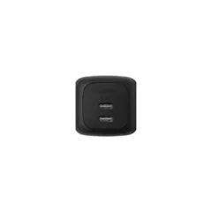 Belkin Ladegert Dual USB-C 50W PD + PPS .schwarz WCH019kqBK