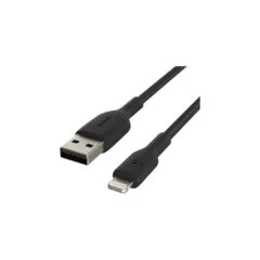 Belkin Lightning Lade Sync Kabel ummantelt mfi 2m schwarz