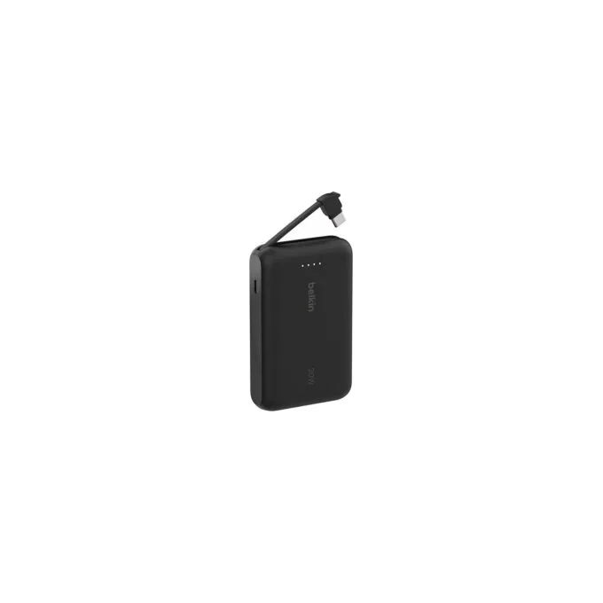Belkin Powerbank mit integriertem USB-C Kabel. Schwarz. USB-C. 10.000 mAh — image 2
