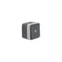 Berker 30763525 Ko-Wechselschalter. beleuchtet AP WD W.1 grau