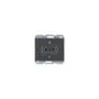 Berker 47157006 SCHUKO-Steckdose anth matt