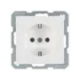 Berker 47236089 SCHUKO-Steckdose Berker Q.1 polarweiß. samt