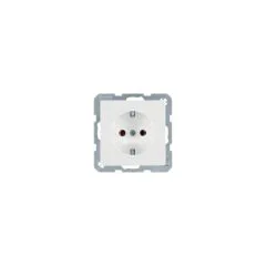 Berker 47436089 SCHUKO-Steckdose Berker Q.1 polarweiß samt
