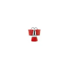 Bialetti Mini Express - Espressokocher-Set - rot + 2 Becher in rot