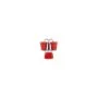 Bialetti Mini Express - Espressokocher-Set - rot + 2 Becher in rot