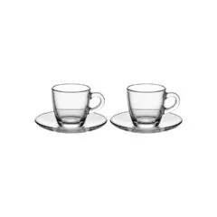 Bialetti Moka-Tassen Set Glas ISTITUZIONALE 2 Tassen