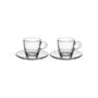 Bialetti Moka-Tassen Set Glas ISTITUZIONALE 2 Tassen