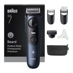 Braun Series 7 Beard Trimmer BT7520 244909 Akku Netz deep blue metallic 6 Aufsät