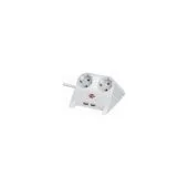 Brennenstuhl Tischsteckdose 2x 2-USB Ports 2100mA weiß