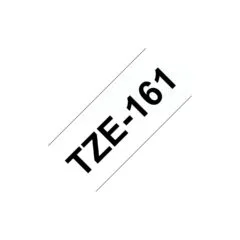 BROTHER P-Touch TZE-161 schwarz auf clear 36mm