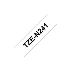 BROTHER P-Touch TZE-N241 schwarz auf weiss 18mm