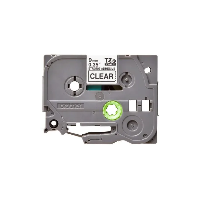 BROTHER P-Touch TZE-S121 schwarz auf clear 9mm extra gluey — image 2