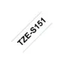 BROTHER P-Touch TZE-S151 schwarz auf clear 24mm extra gluey