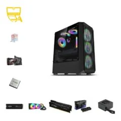Custom Gaming PC - Ryzen 7 5700X, Intel Arc B570 10GB, 16GB DDR4, 1TB NVMe