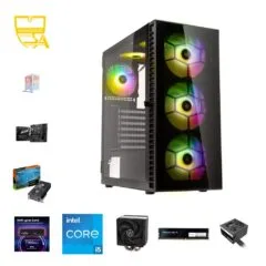 Custom Gaming PC - Intel Core i5-12400F, RTX 5060, 16GB DDR4, 1TB NVMe