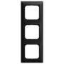 BUSCH JAEGER BJ 1723-915 Abdeckrahmen 3-fach schwarz matt - Busch-balance® SI 2CKA001725A1570
