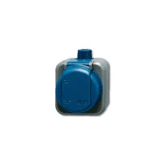 BUSCH JAEGER BJ 2300EWDI Steckdose m.Klappdeckel wasserdicht Busch-Duro 2000 WDI IP66