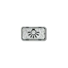 BUSCH JAEGER BJ 2622LI-101 Tastersymbol Licht Allwetter 44 glasklar