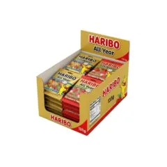 CANDLE Thekendisplay Haribo All Year 20 x 135g. 5 x Strawberry Happ