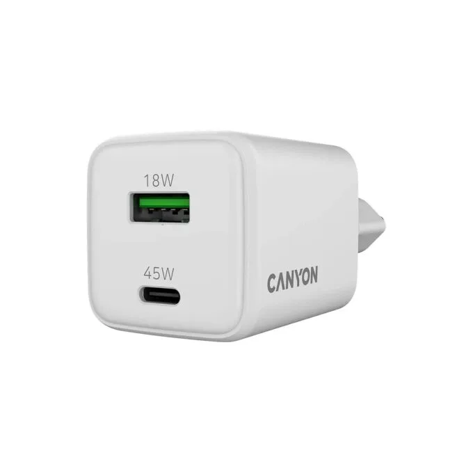 Canyon Charger CU45AC GaN 45W 1xPD 1xQC EU white — image 5
