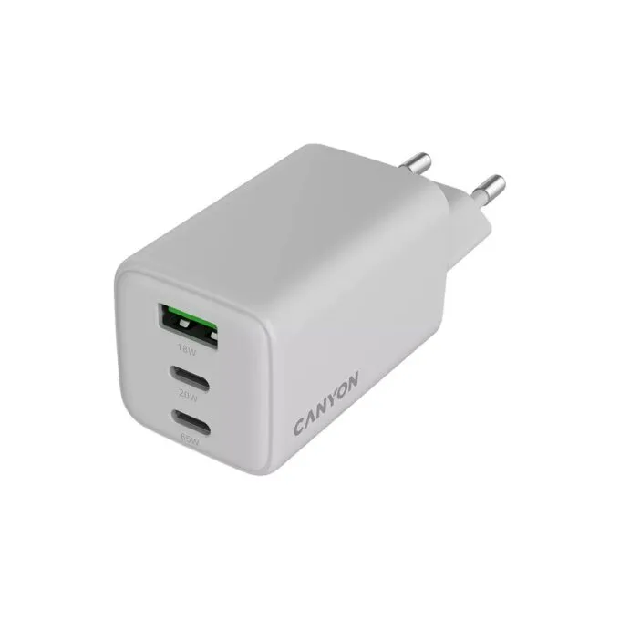 Canyon Charger CU65ACC GaN 65W 2xPD 1xQC EU white — image 4