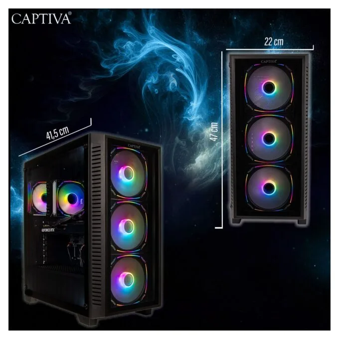 Captiva PC Highend Gaming I89-522 Core Ultra 9 285K 32GB 1TB SSD RTX 5070Ti Win 11 — image 7