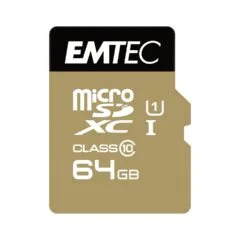 CARD Emtec m64GB UHS-I U1 EliteGold + Adapter