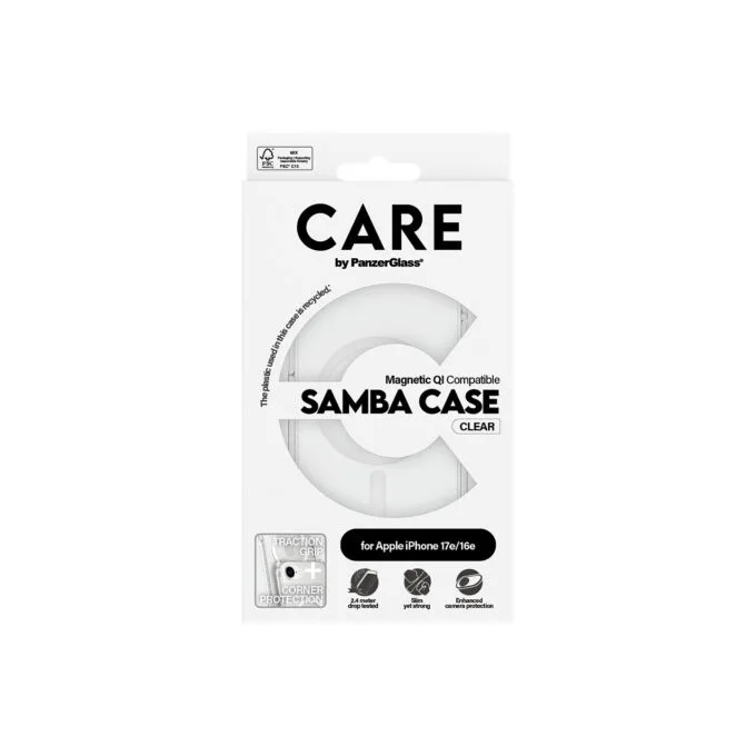 CARE Case Fashionable Samba w. MagSafe. clear iPhone 16e — image 4